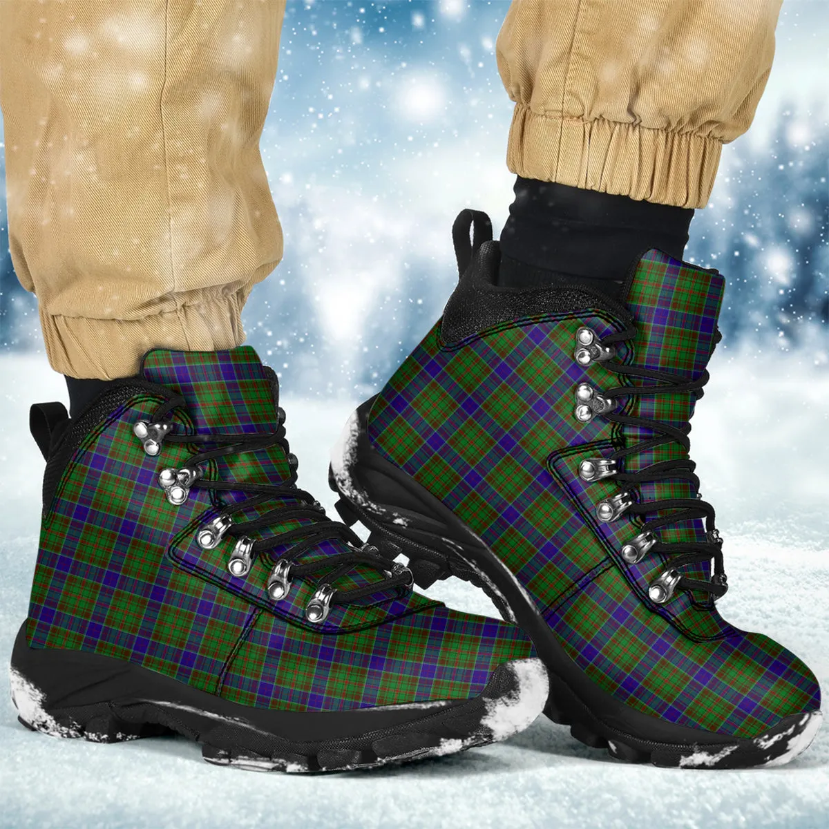 Adam Tartan Alpine Boots