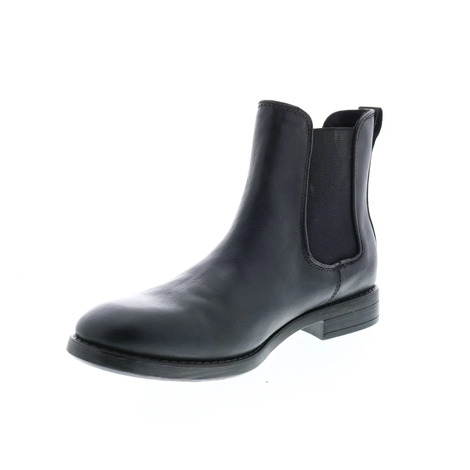 Andrew Marc Bennett NYBENETL-001 Mens Black Leather Chelsea Boots