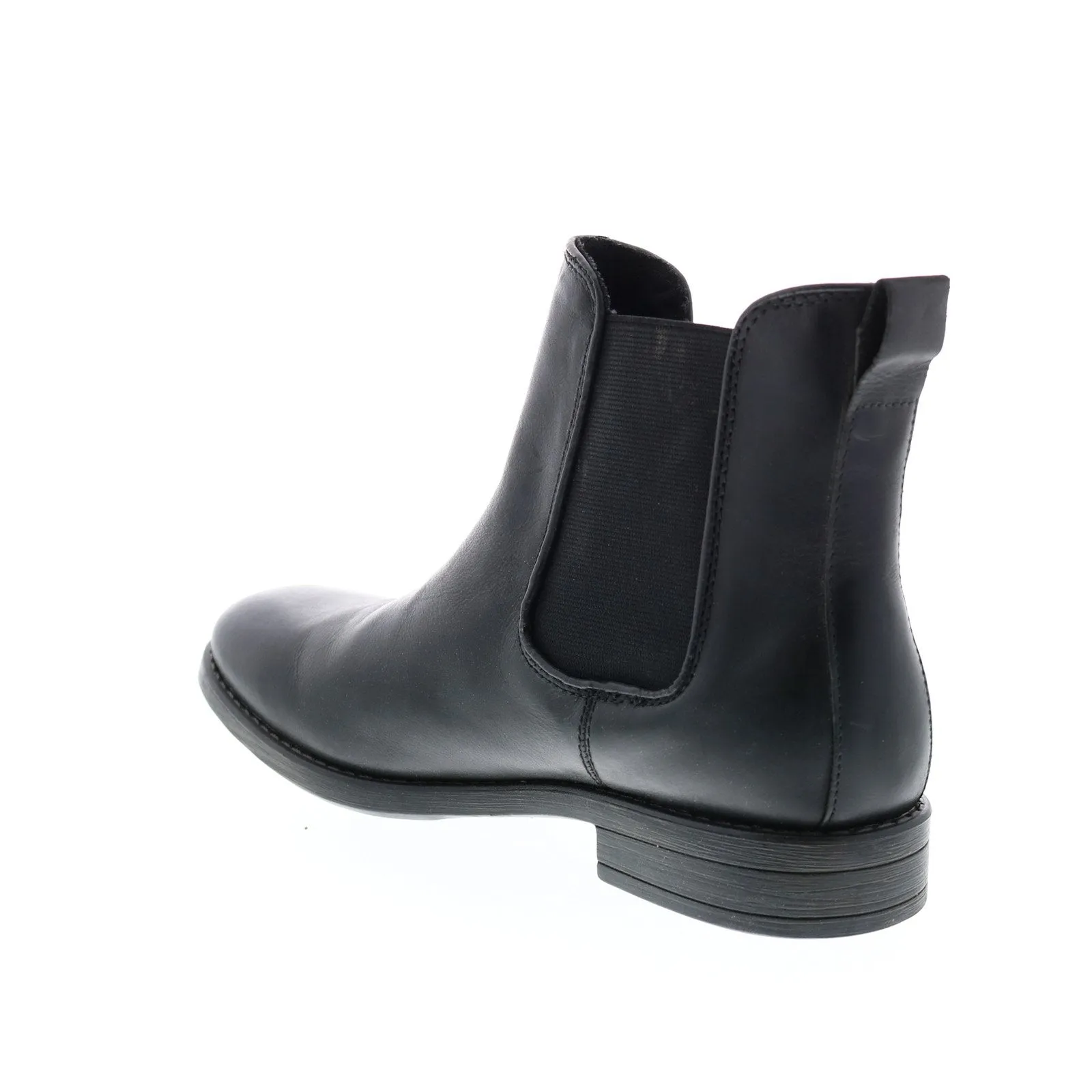 Andrew Marc Bennett NYBENETL-001 Mens Black Leather Chelsea Boots