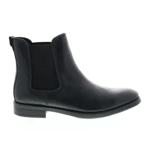 Andrew Marc Bennett NYBENETL-001 Mens Black Leather Chelsea Boots