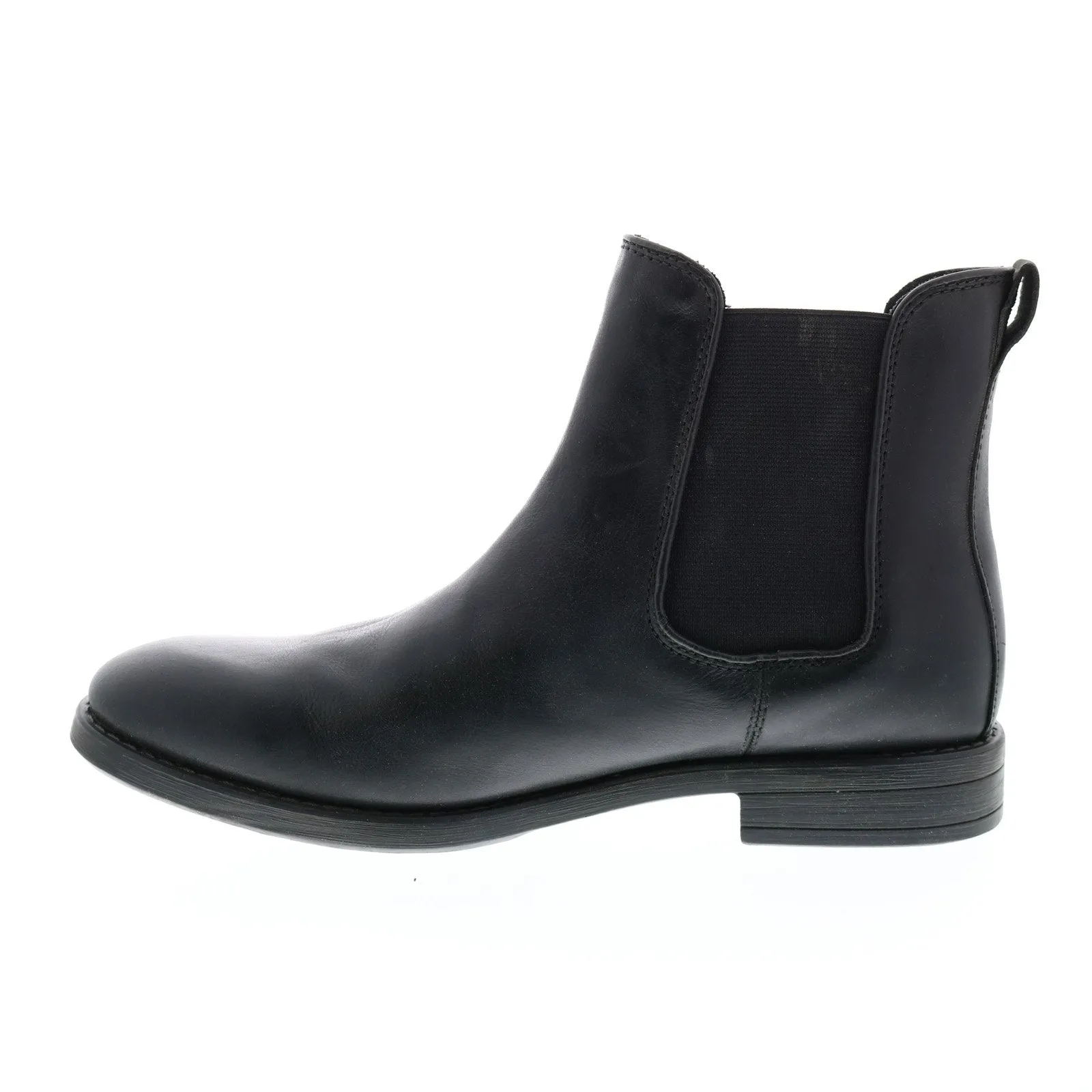 Andrew Marc Bennett NYBENETL-001 Mens Black Leather Chelsea Boots