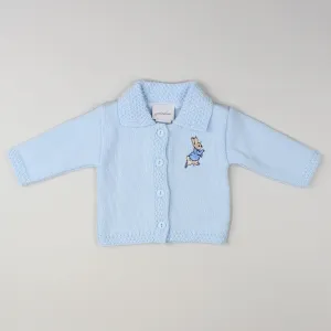 Baby Boys Rabbit Cardigan - Blue