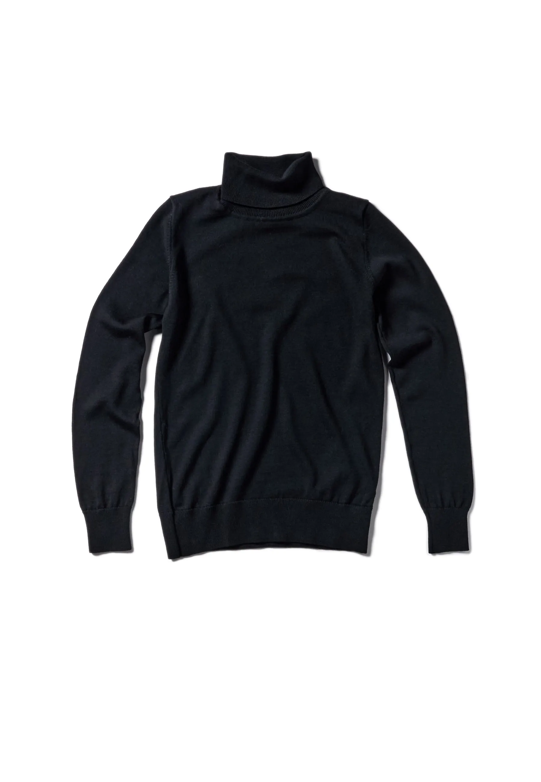 BLACK ROLL NECK