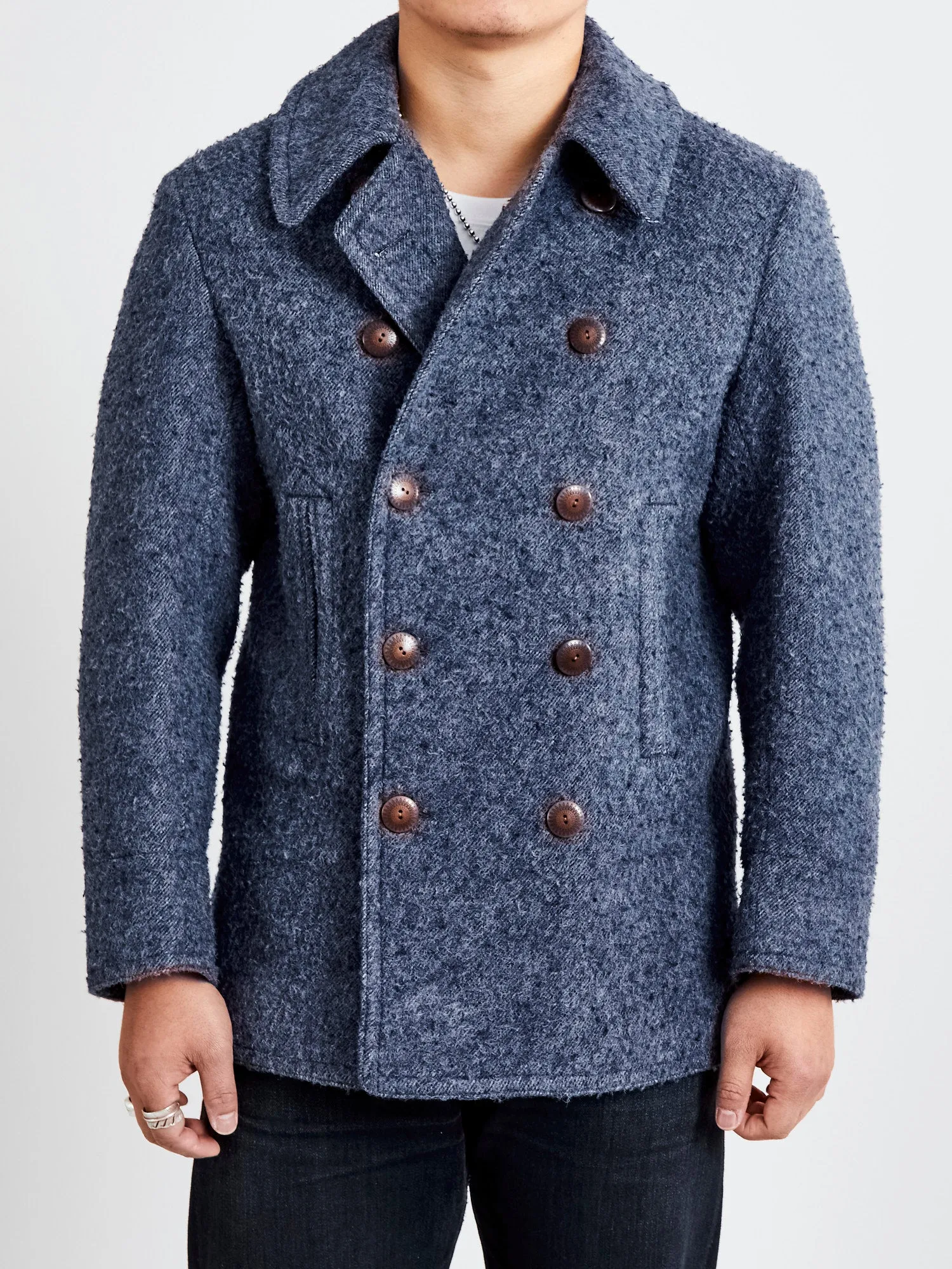 Boom Cat Peacoat in Faded Navy