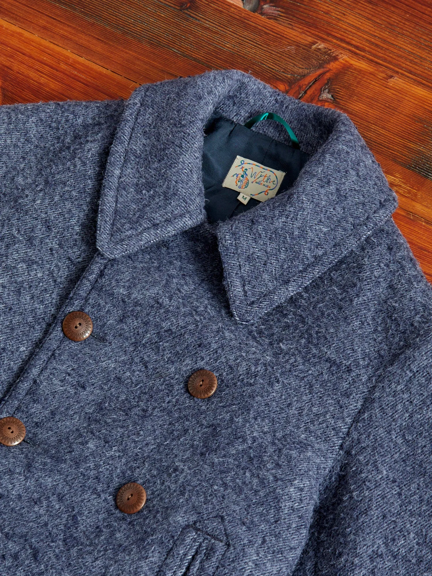 Boom Cat Peacoat in Faded Navy