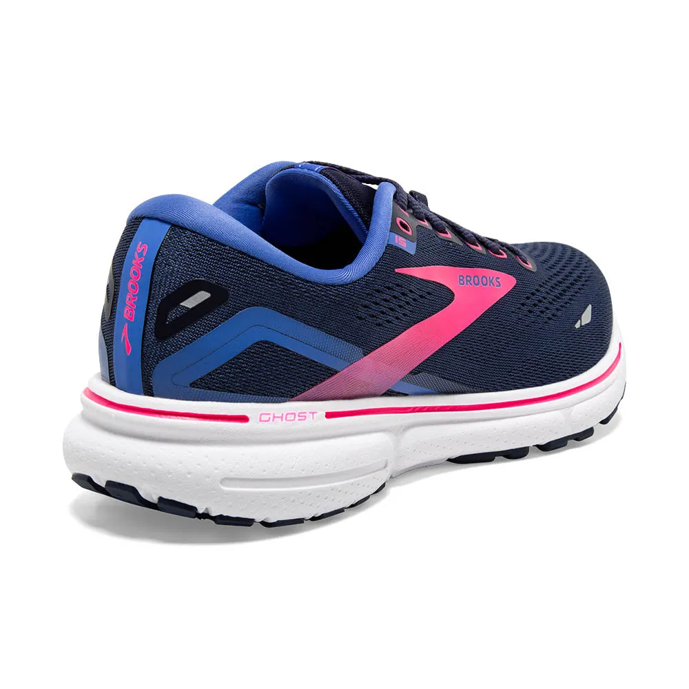 Brooks Ghost 15 GTX (Womens) - Peacoat/Blue/Pink