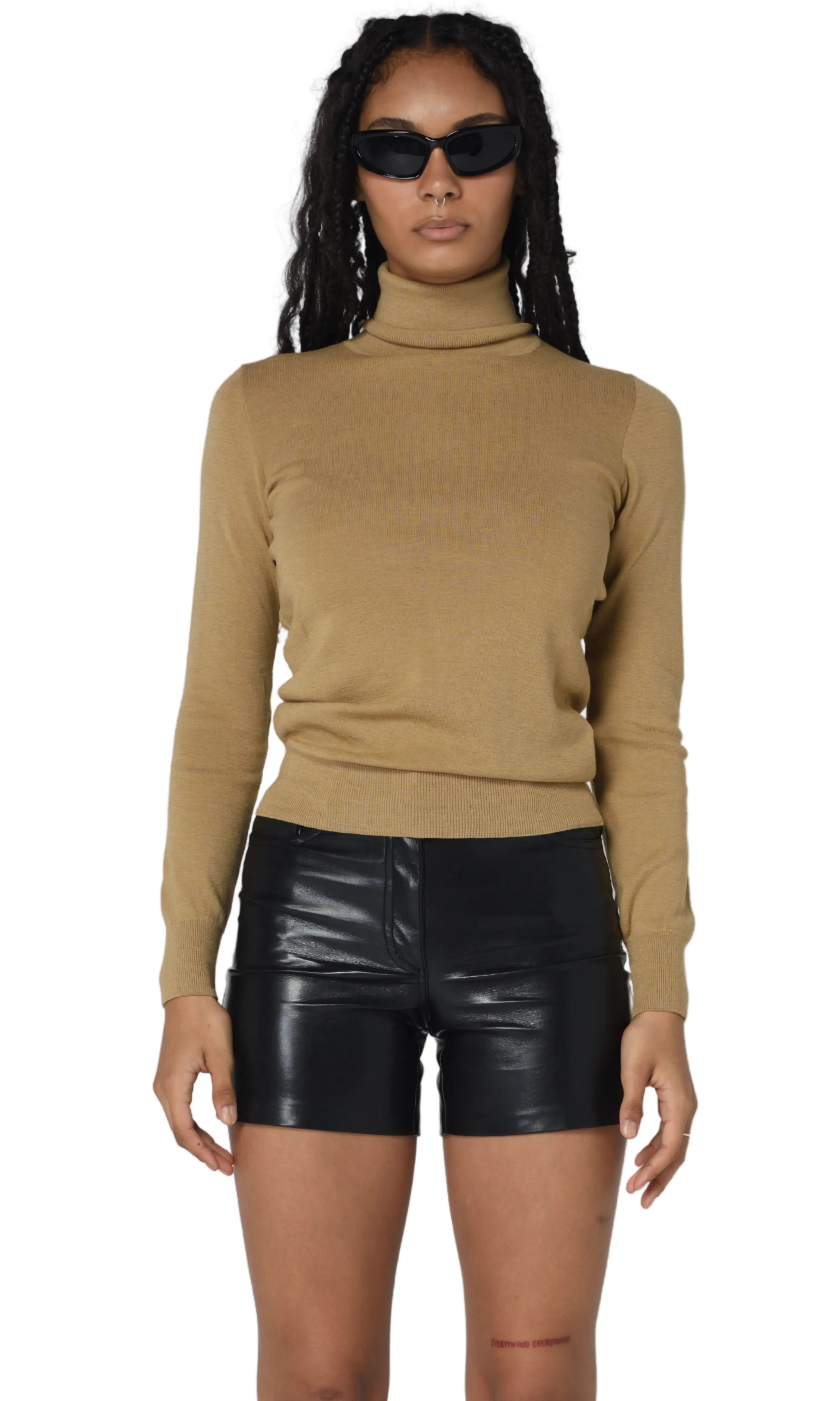 CAMEL ROLL NECK