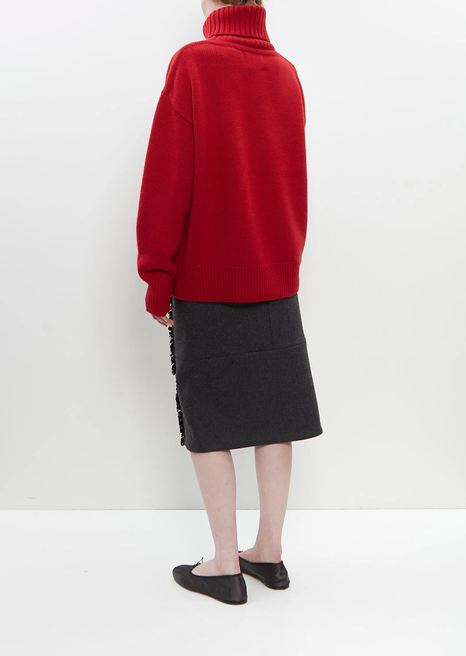 Cashmere n°20 Oversize Xtra Sweater – Pepper