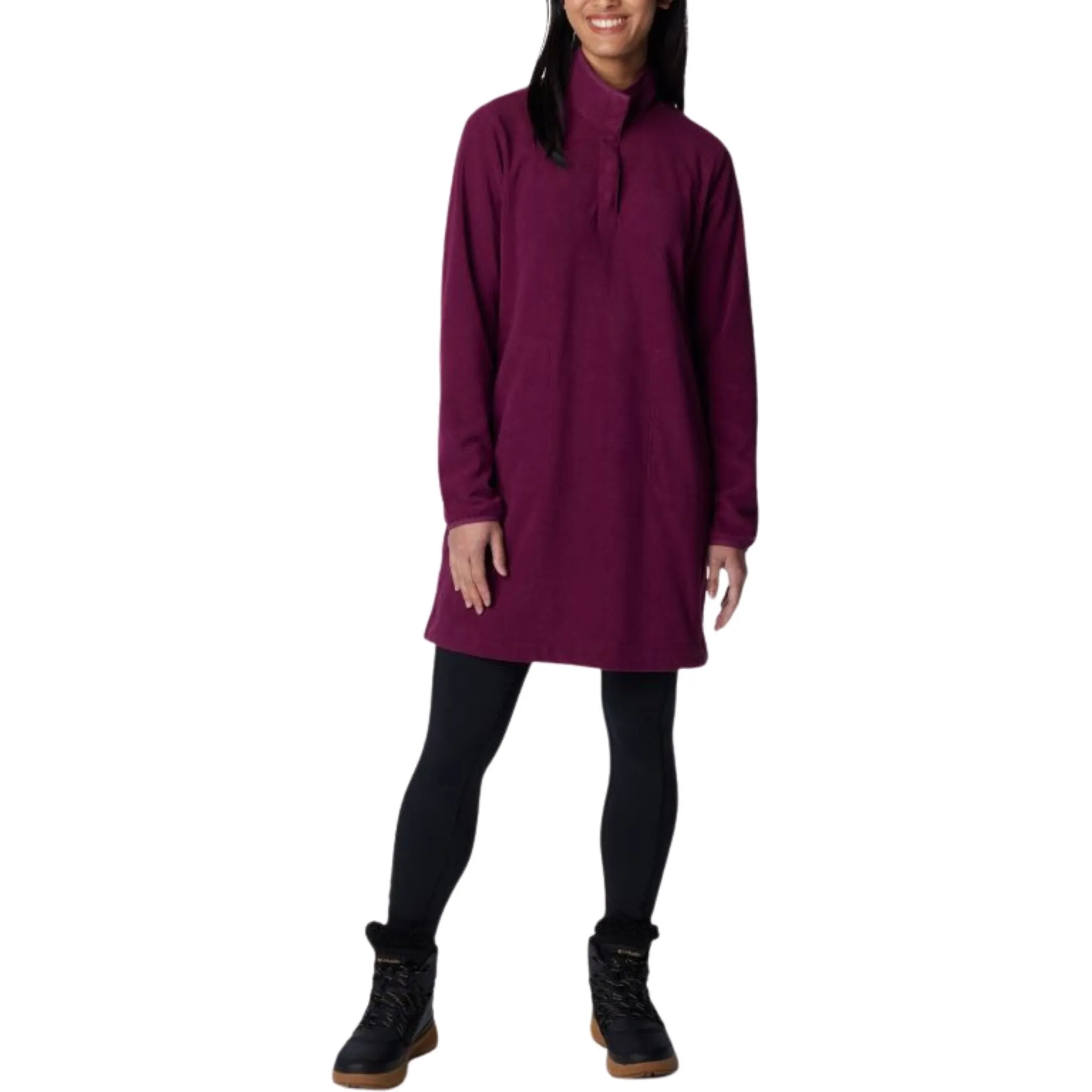 Columbia Women's Anytime Fleece Dress - Marionberry FINAL SALE