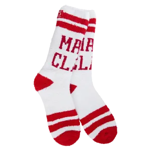 Cozy Crew Socks - Mama Claus