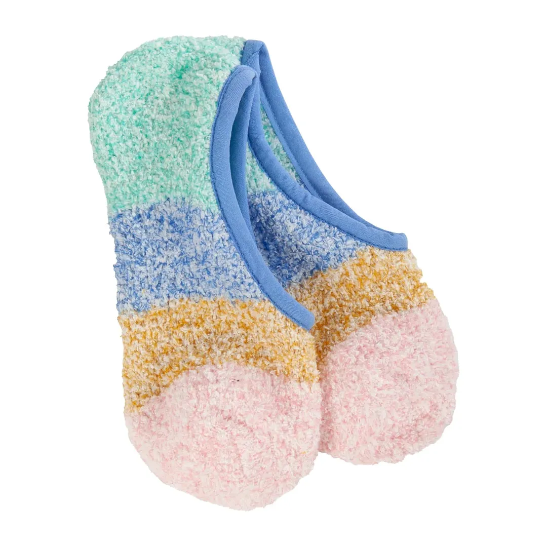 Cozy Footsie Socks - Blue Multi