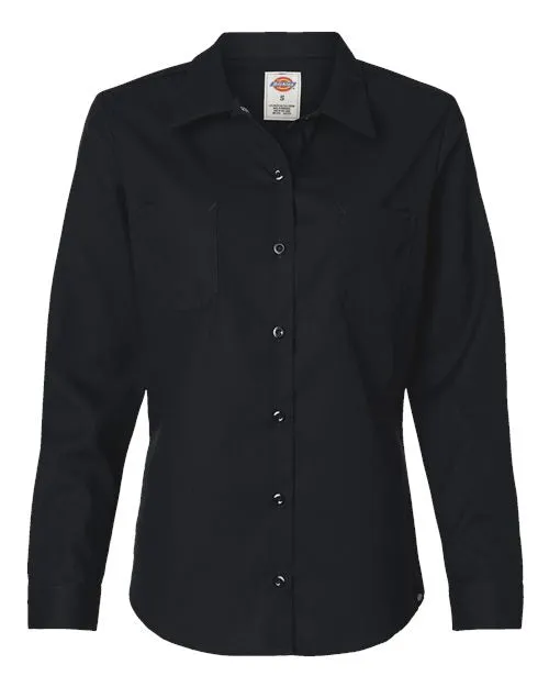 Dickies Women's Long Sleeve Industrial Work Shirt