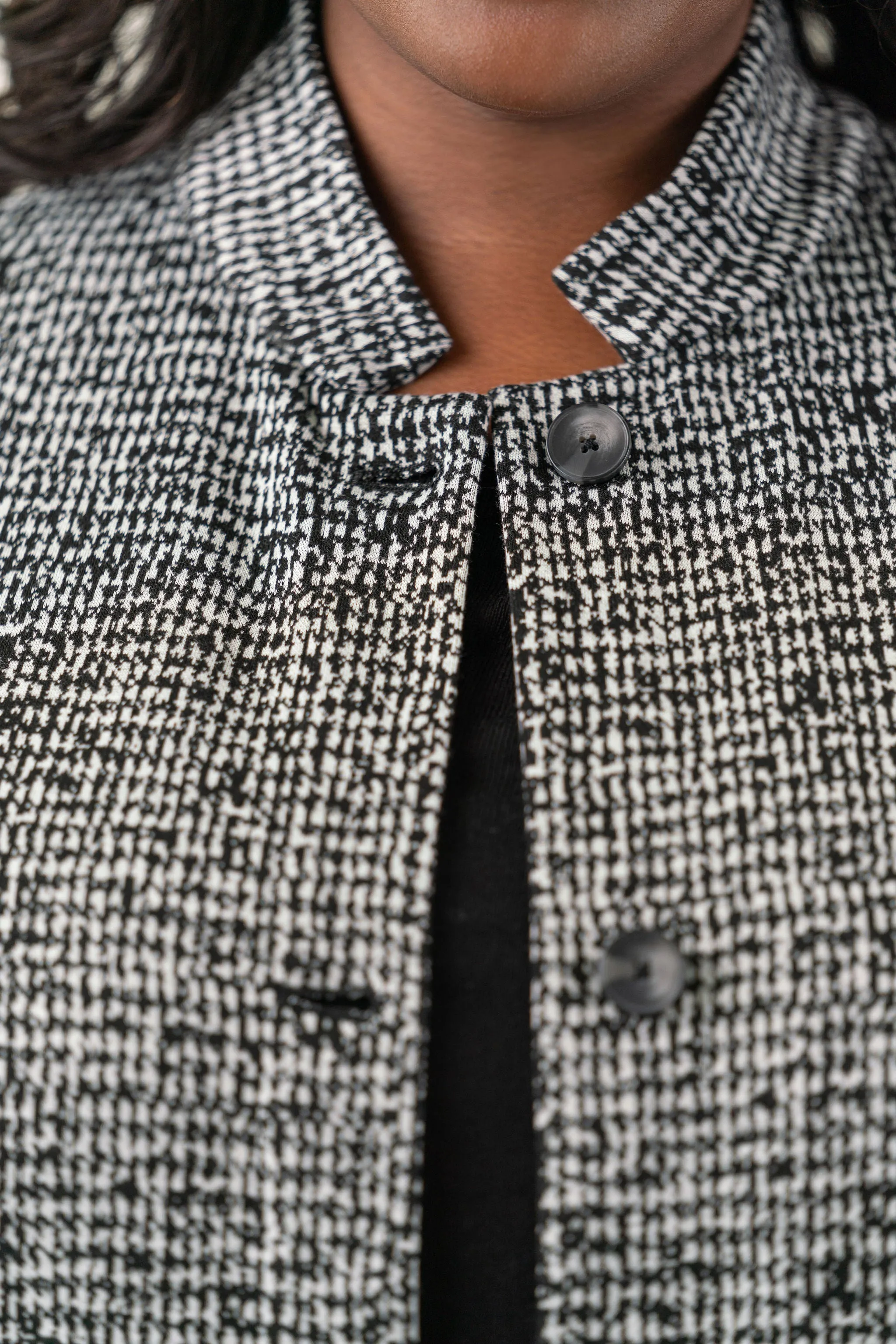 ETCHED TWEED JACKET