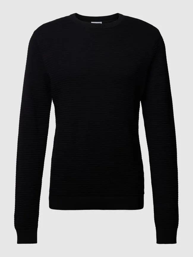 Jack & Jones WILLIAM knitted sweater, black