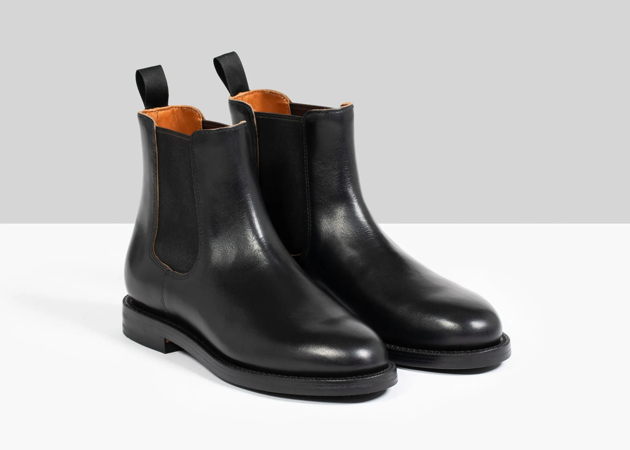 Josephine Chelsea Boot Black Chromexcel