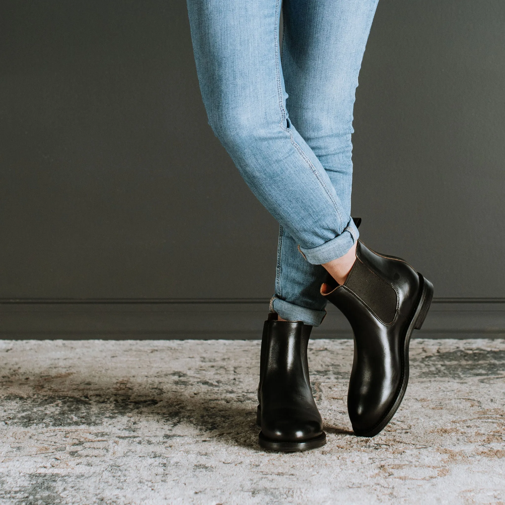 Josephine Chelsea Boot Black Chromexcel