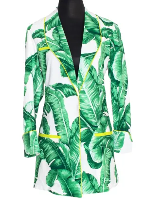 Jungle - Green Palm Blazer (Neon Yellow)