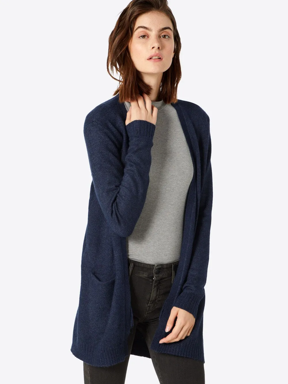 Knitted cardigan VILA Ril, night blue