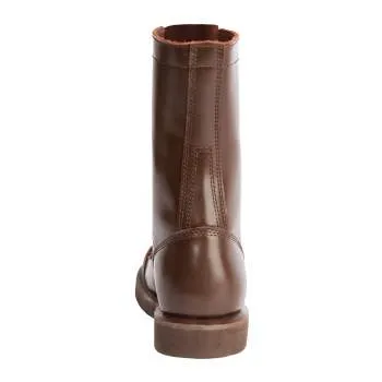 LEATHER JUMP BOOT - BROWN