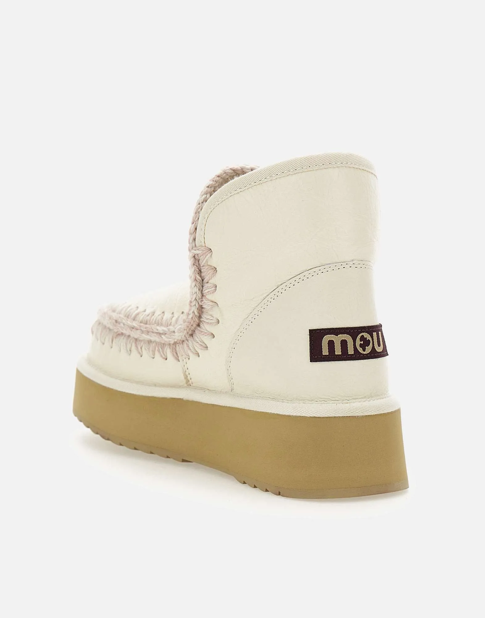 Mini Eskimo Platform Cream Boots