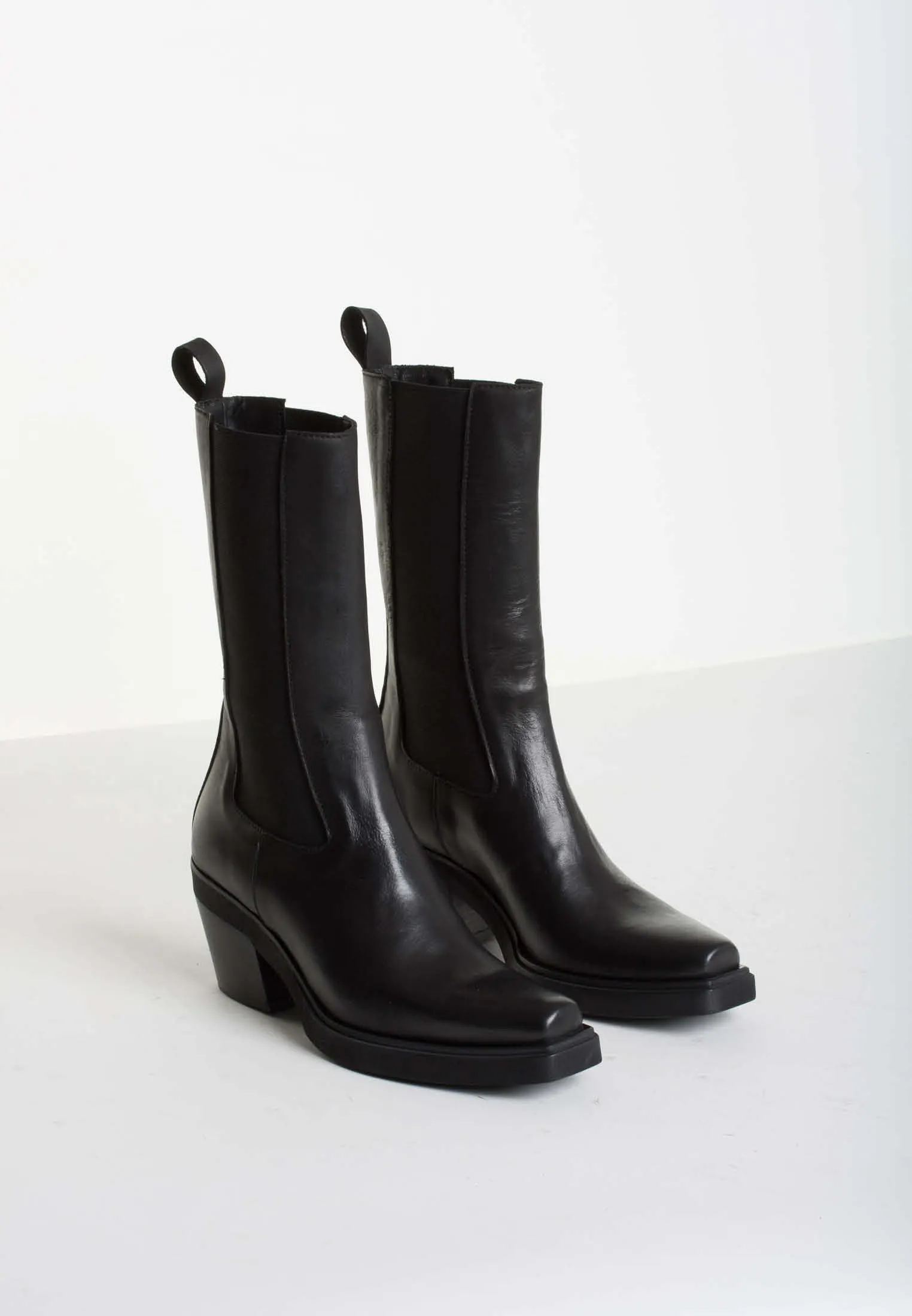 Race Black Ankle Boots