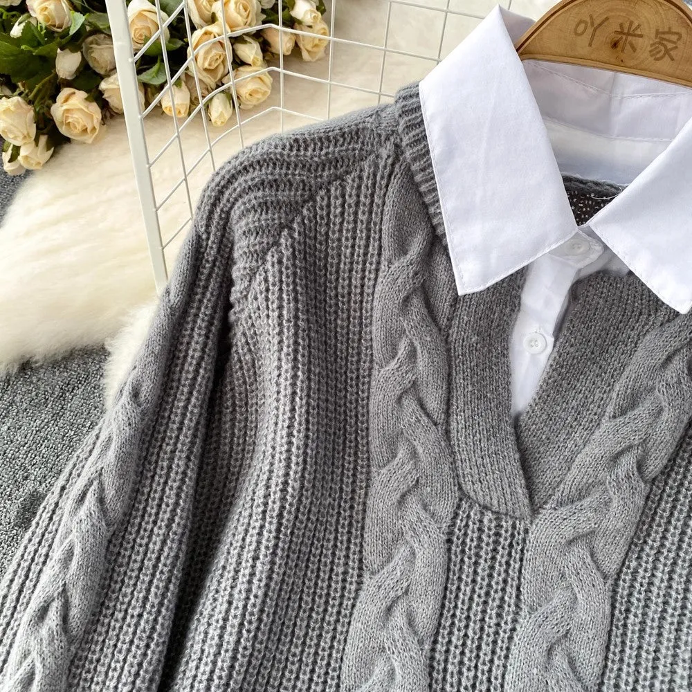 sweater for women knitted sweater top        S4120