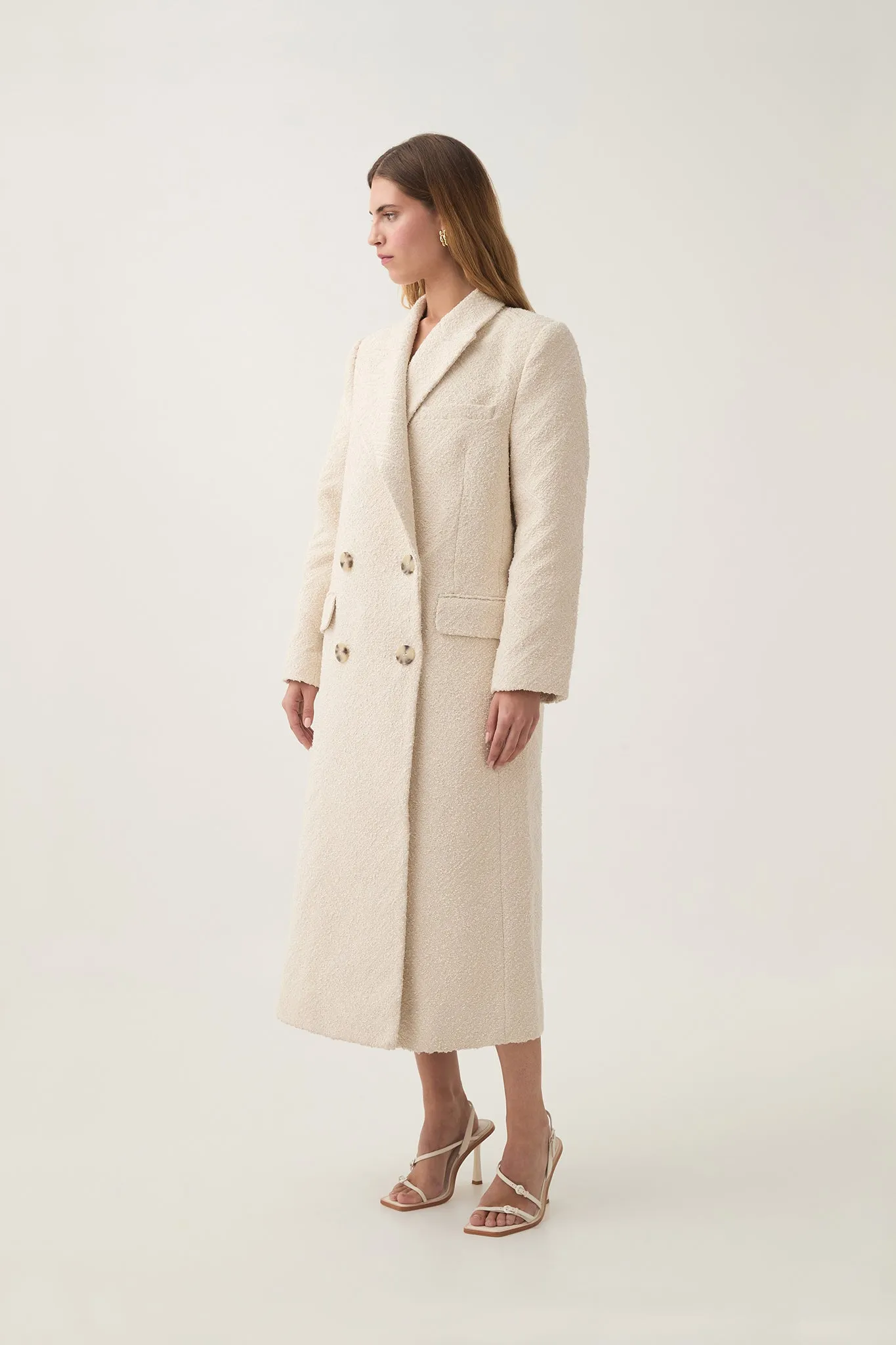 Tectonic Jacquard Coat