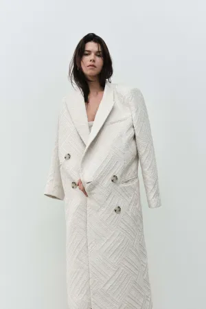 Tectonic Jacquard Coat