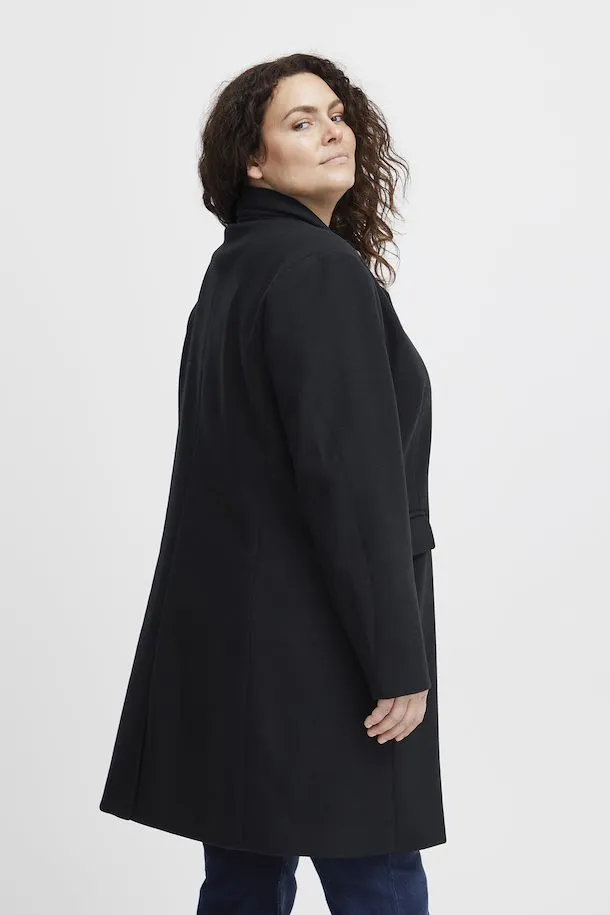 The Paige Peacoat Jacket - Dark Navy - PLUS