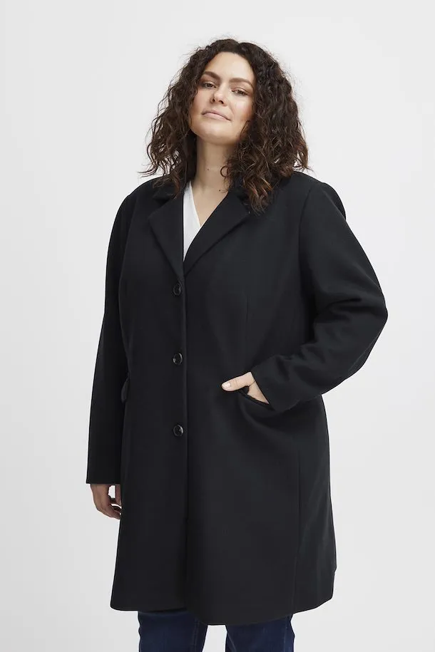 The Paige Peacoat Jacket - Dark Navy - PLUS