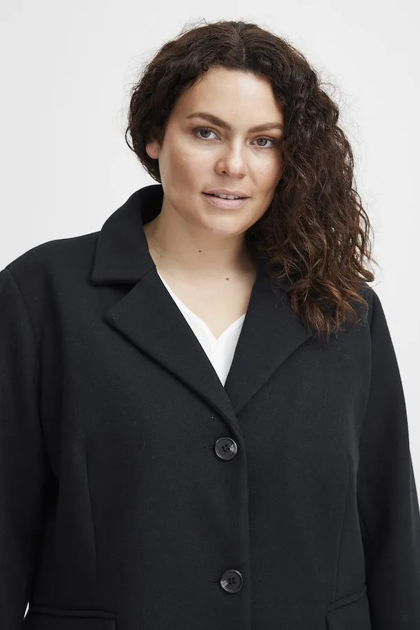 The Paige Peacoat Jacket - Dark Navy - PLUS