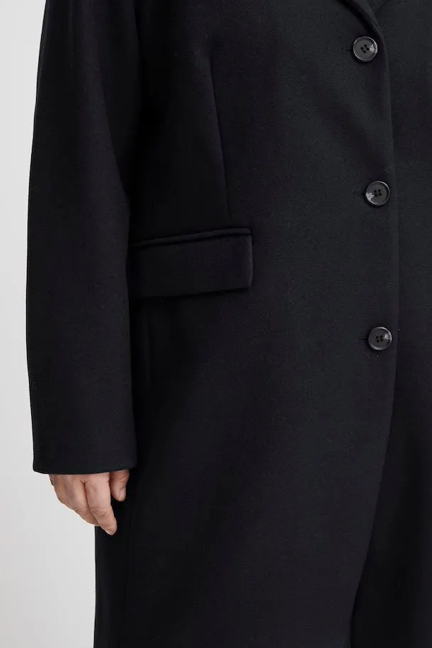 The Paige Peacoat Jacket - Dark Navy - PLUS