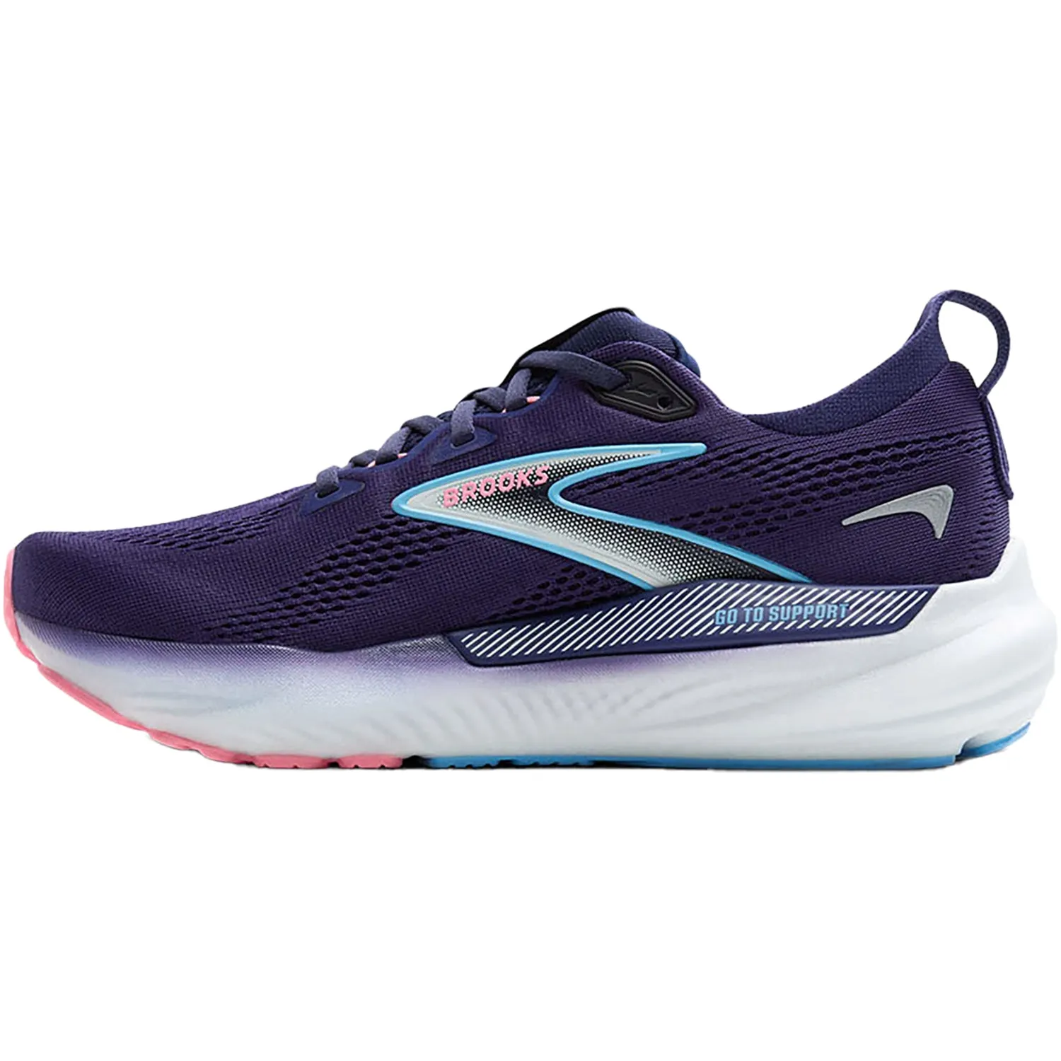 Women's Brooks Glycerin GTS 22 Blue Ribbon/Peacoat/Dianthus Mesh