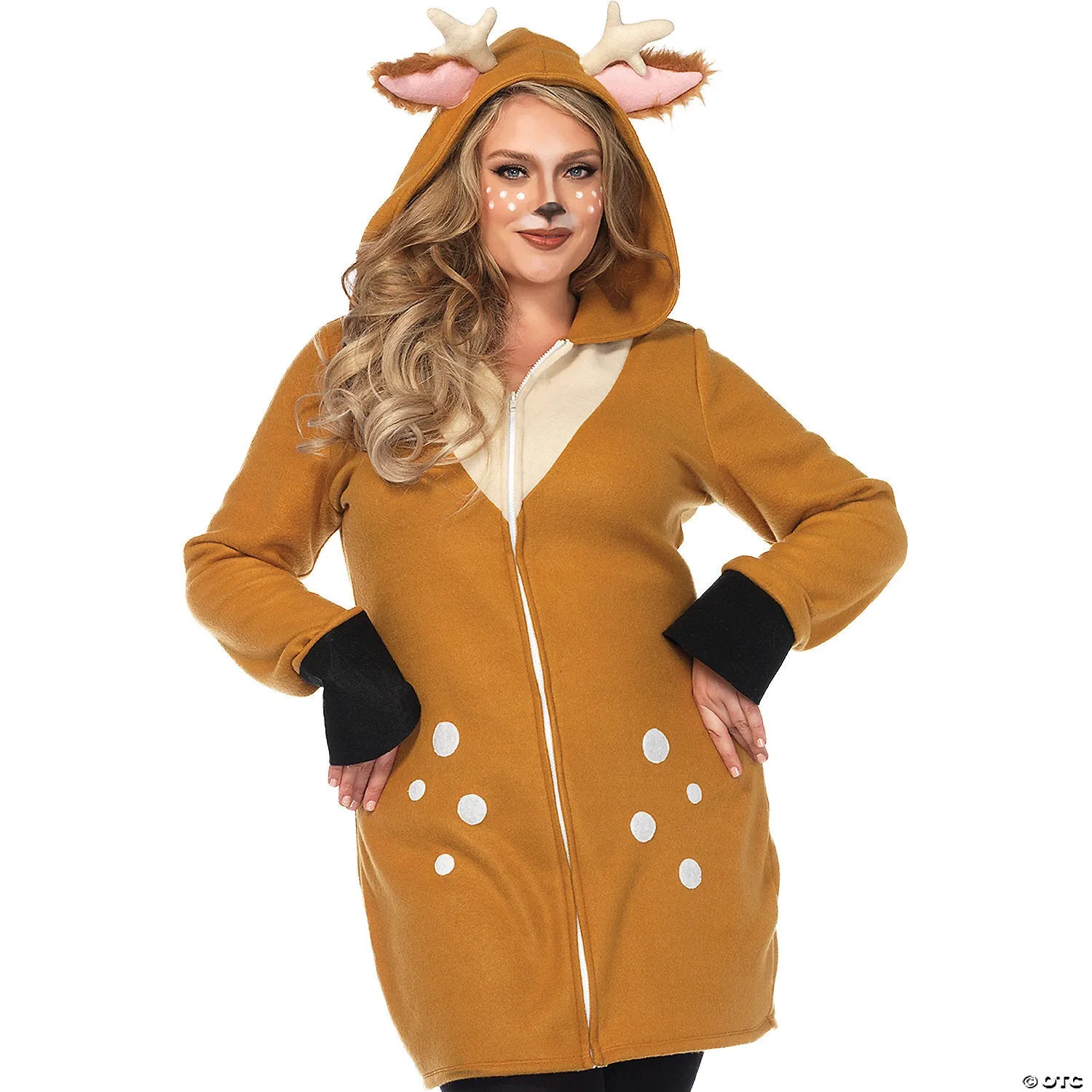 Women's cozy fawn costume