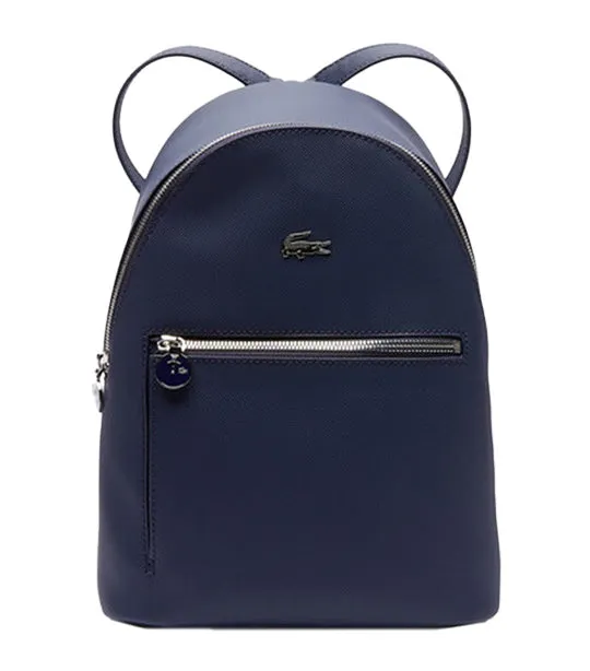 Women's Daily Classic Coated Piqué Canvas Backpack - Peacoat